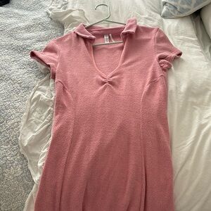 Pacsun collared terry cloth dress